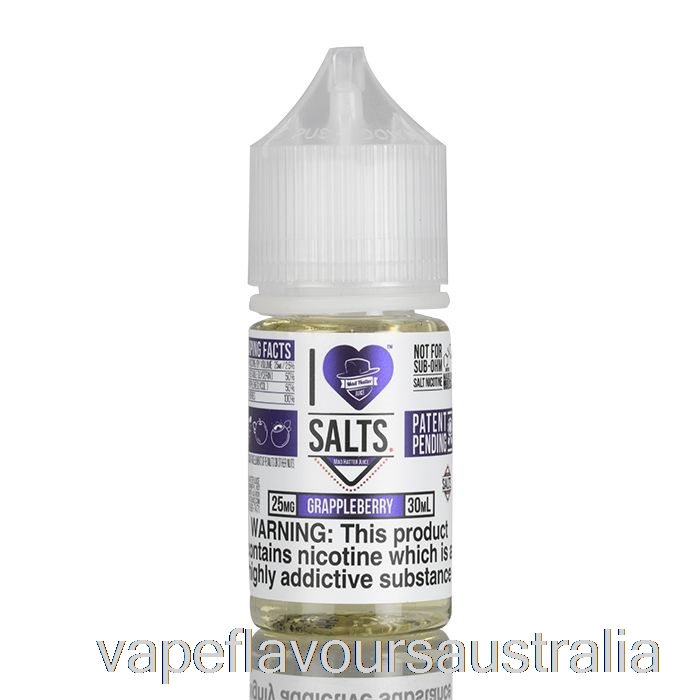 Vape Australia Grappleberry - I Love Salts - 30mL 50mg